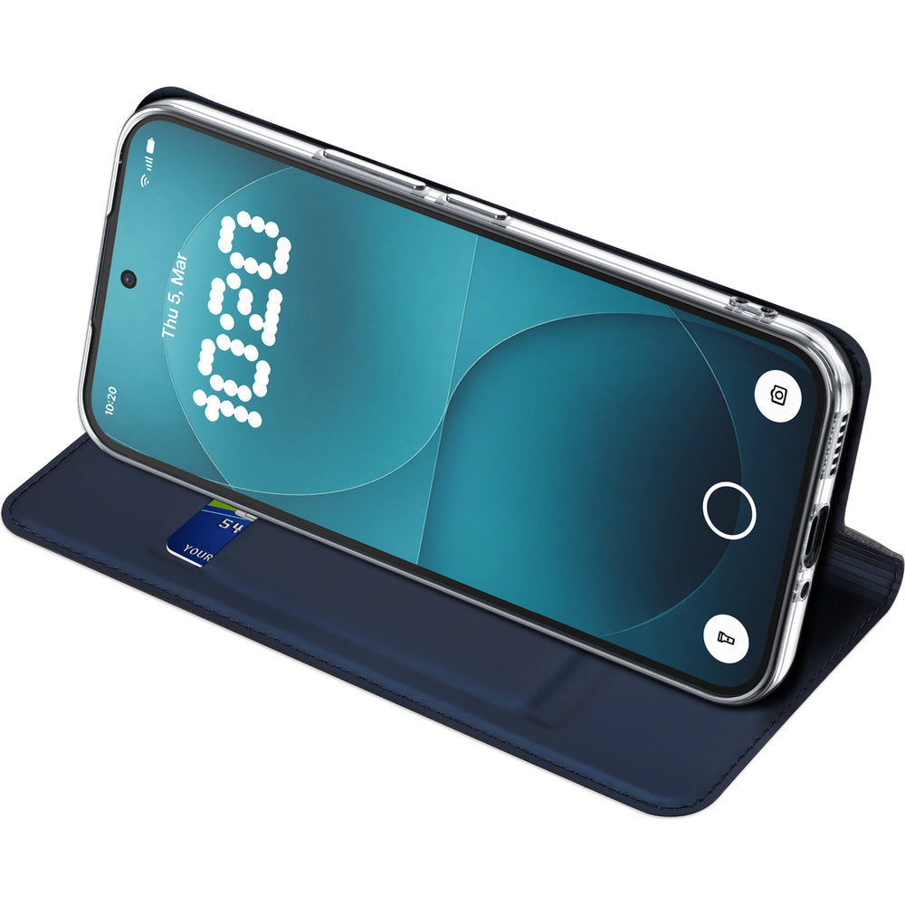 Handyhülle mit Klappe für Nothing Phone 4a Pro, Dux Ducis Skin Pro, Dunkelblau