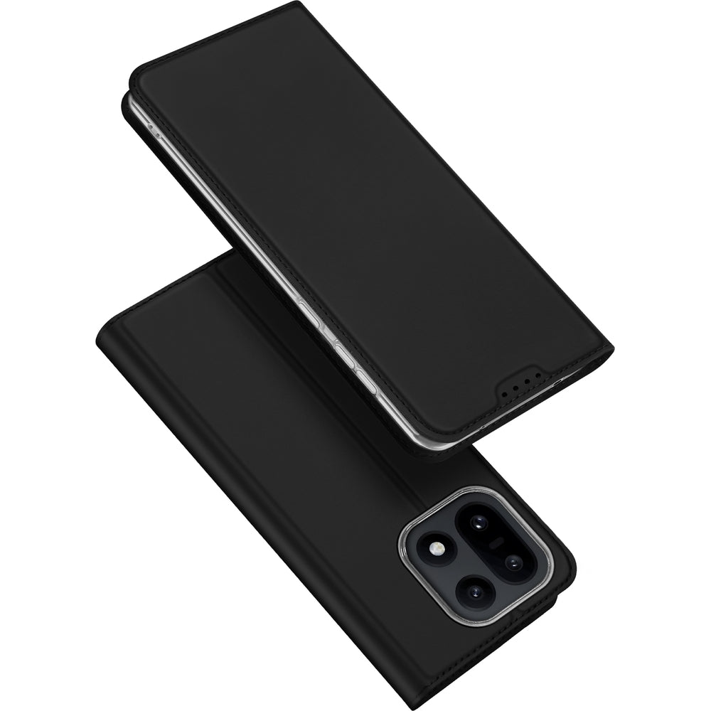 Handyhülle mit Klappe für OnePlus 15, Dux Ducis Skin Pro, Schwarz
