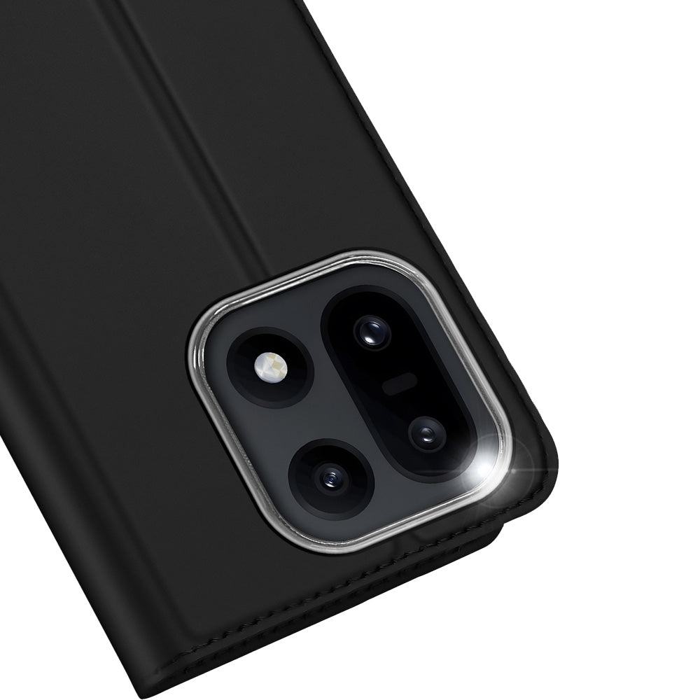 Handyhülle mit Klappe für OnePlus 15, Dux Ducis Skin Pro, Schwarz