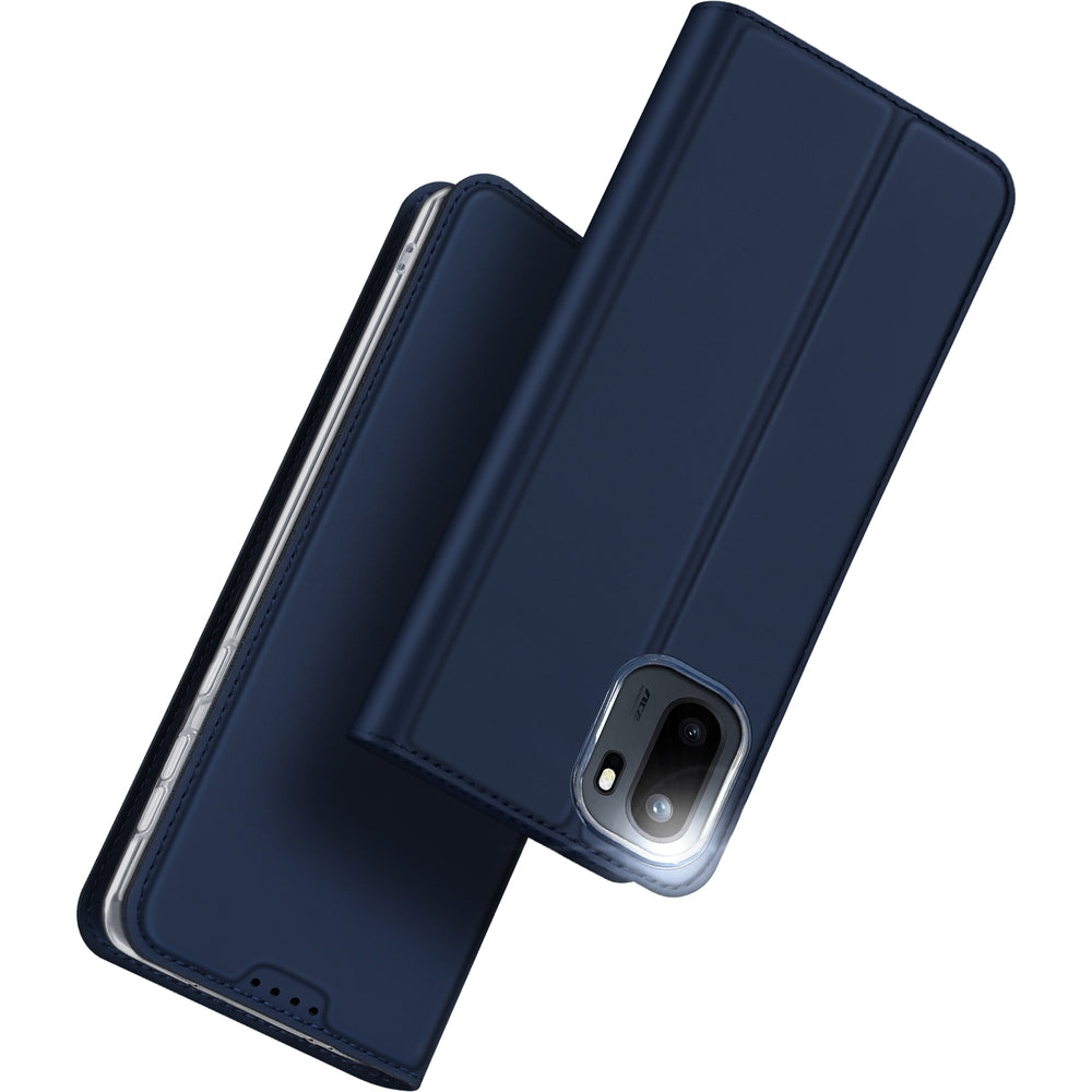 Handyhülle mit Klappe für OnePlus 15R, Dux Ducis Skin Pro, Dunkelblau