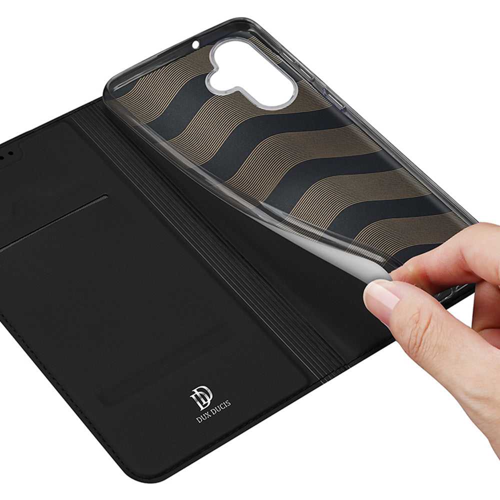 Handyhülle mit Klappe für OnePlus Nord CE5, Dux Ducis Skin Pro, Schwarz