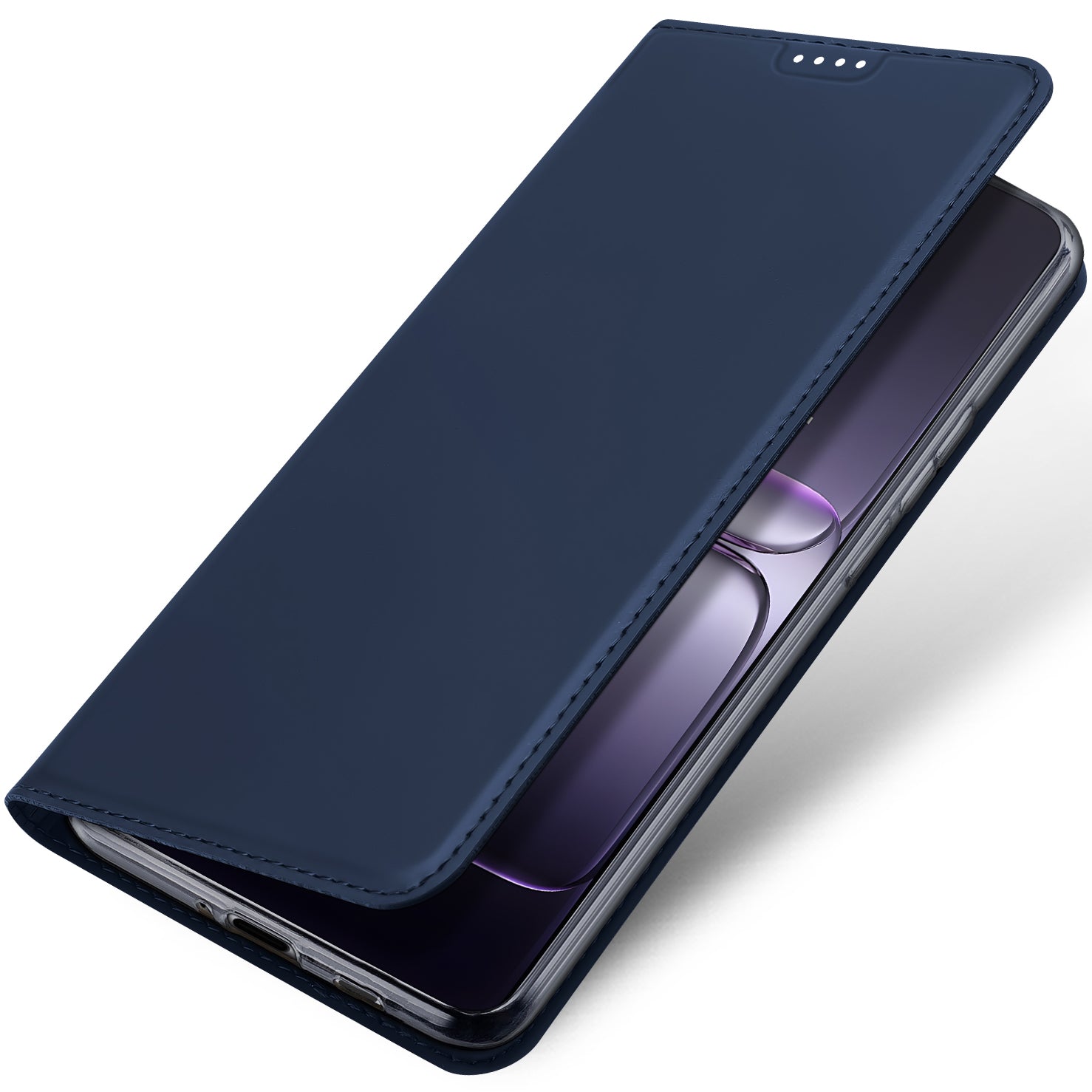 Handyhülle mit Klappe für OnePlus Nord CE5, Dux Ducis Skin Pro, Dunkelblau