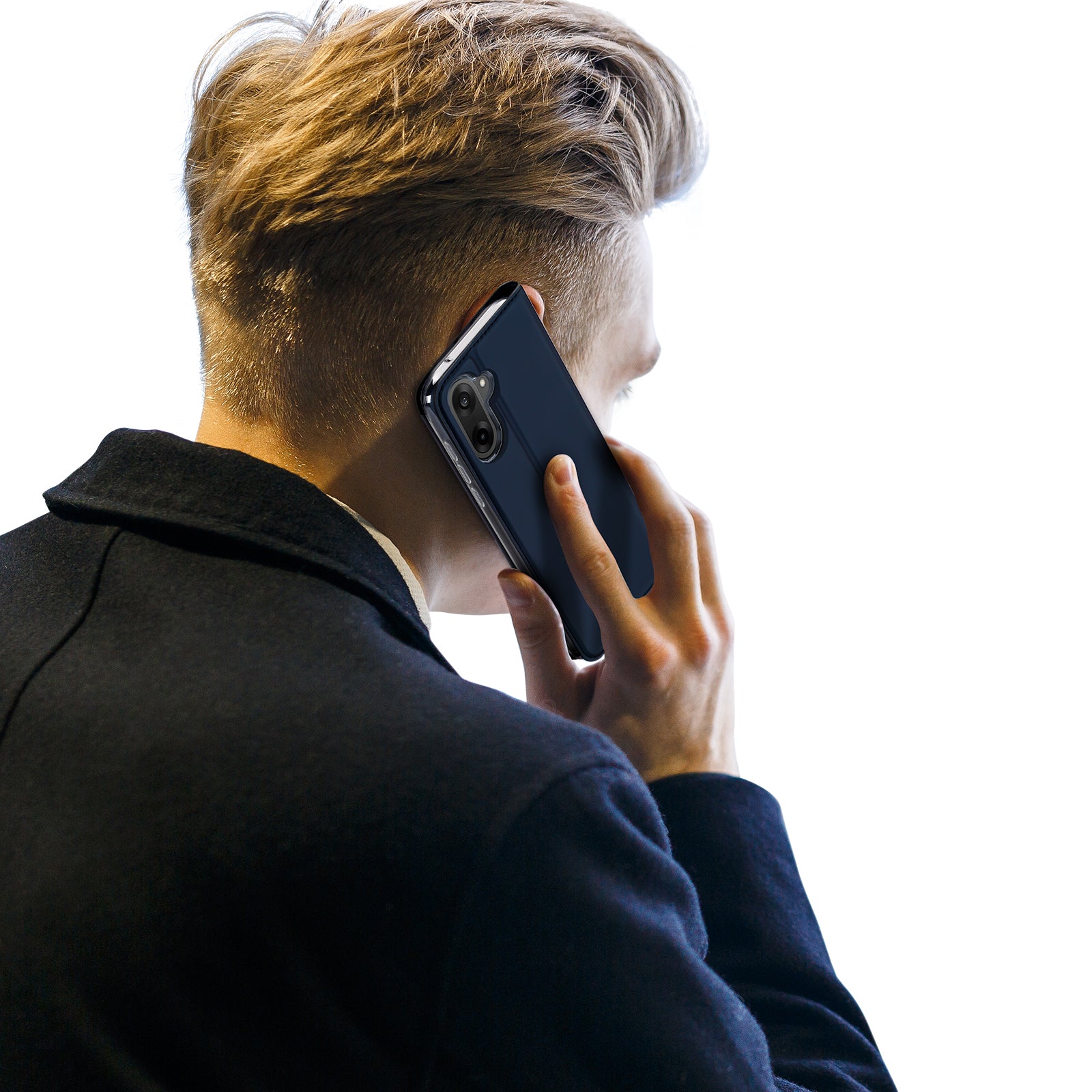 Handyhülle mit Klappe für OnePlus Nord CE5, Dux Ducis Skin Pro, Dunkelblau