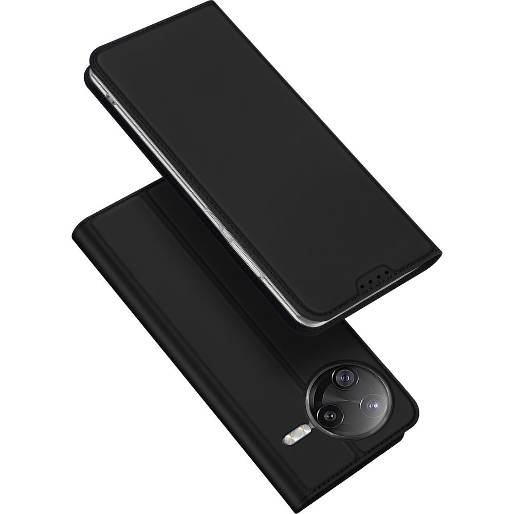 Handyhülle mit Klappe für Xiaomi POCO F7 Ultra, Dux Ducis Skin Pro, Schwarz