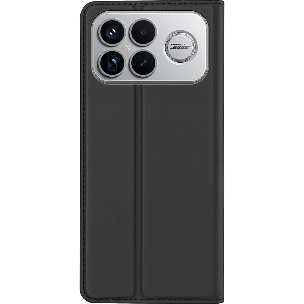 Handyhülle mit Klappe für Xiaomi POCO F8 Ultra, Dux Ducis Skin Pro, Schwarz