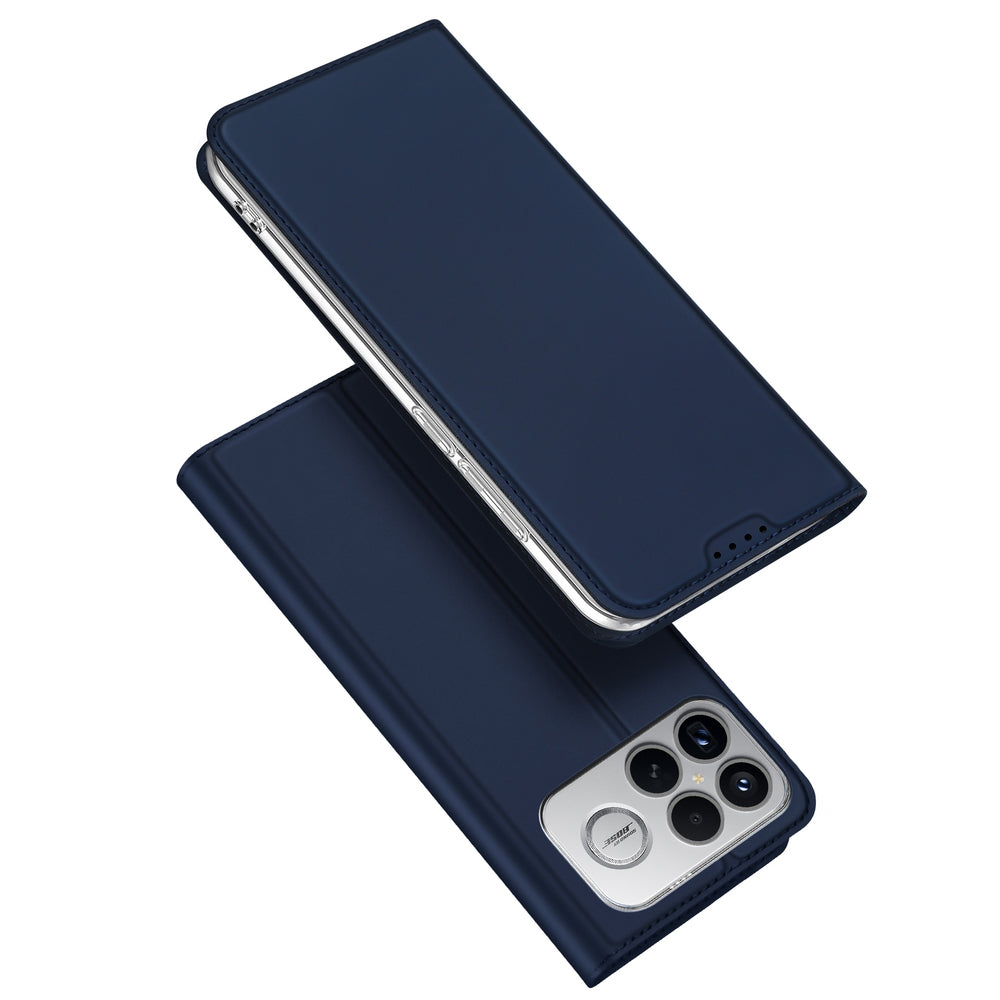 Handyhülle mit Klappe für Xiaomi POCO F8 Ultra, Dux Ducis Skin Pro, Dunkelblau