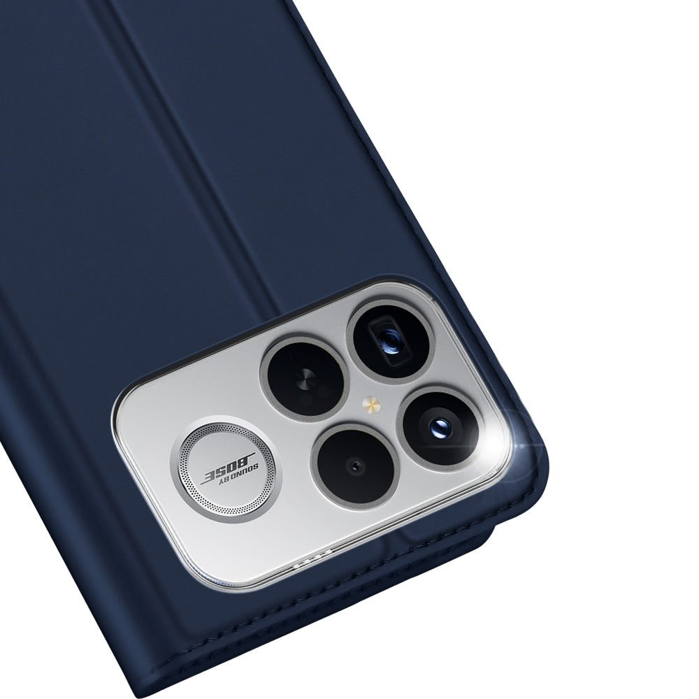 Handyhülle mit Klappe für Xiaomi POCO F8 Ultra, Dux Ducis Skin Pro, Dunkelblau