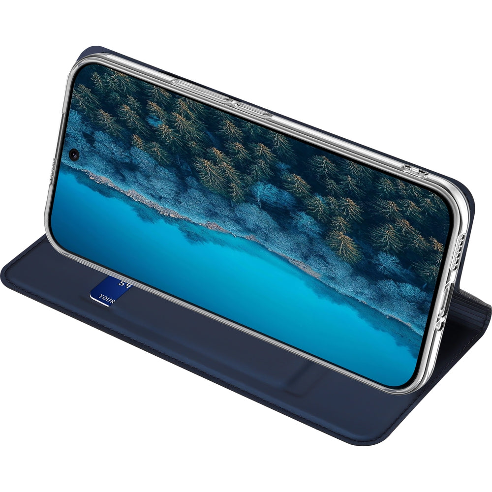 Handyhülle mit Klappe für Xiaomi POCO F8 Ultra, Dux Ducis Skin Pro, Dunkelblau