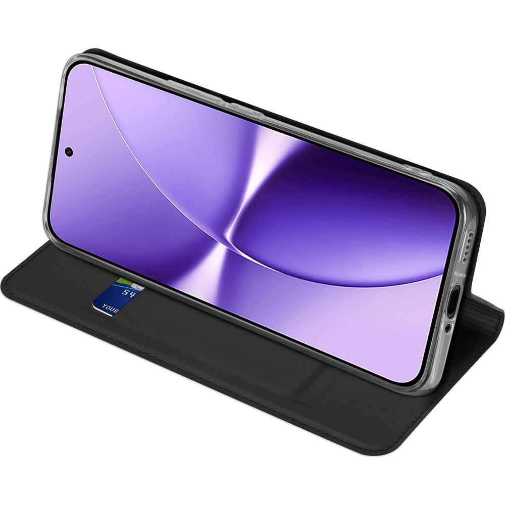 Handyhülle mit Klappe für Xiaomi POCO X8 Pro Max, Dux Ducis Skin Pro, Schwarz