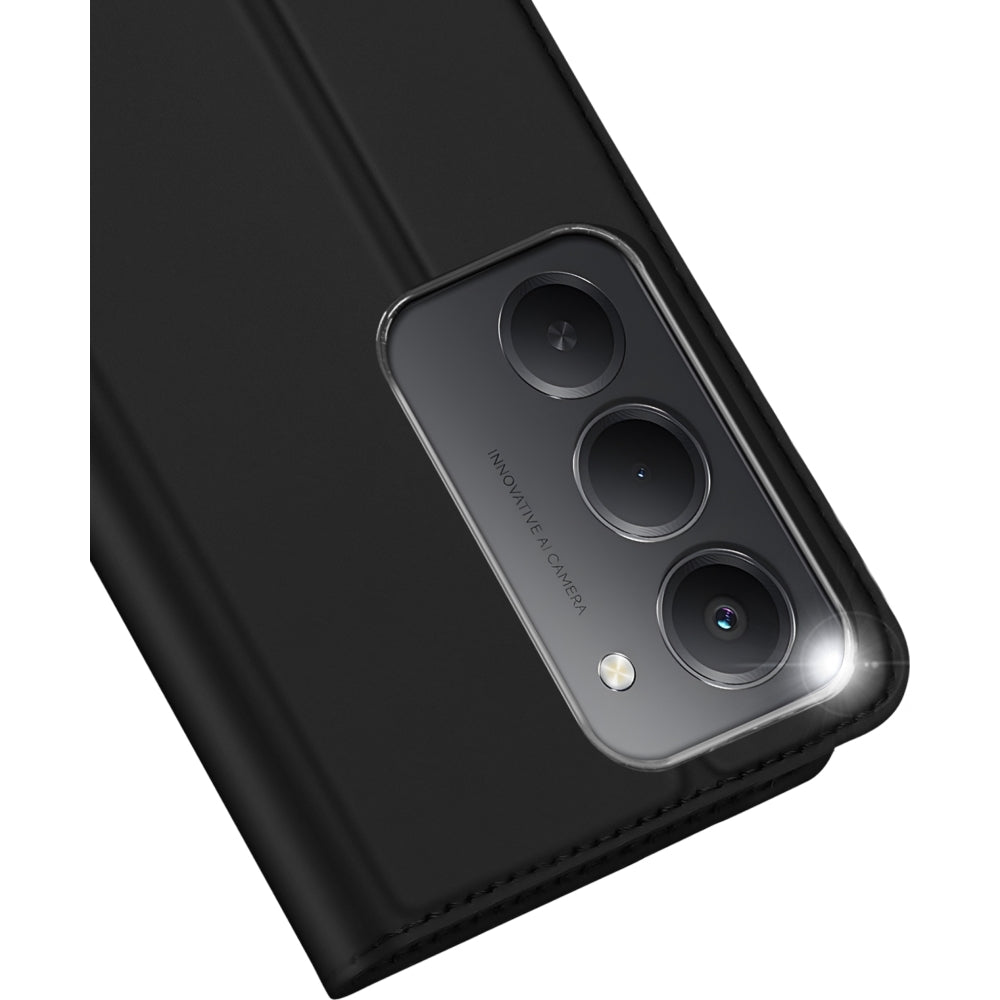 Handyhülle mit Klappe für Xiaomi Redmi 15 4G, Dux Ducis Skin Pro, Schwarz