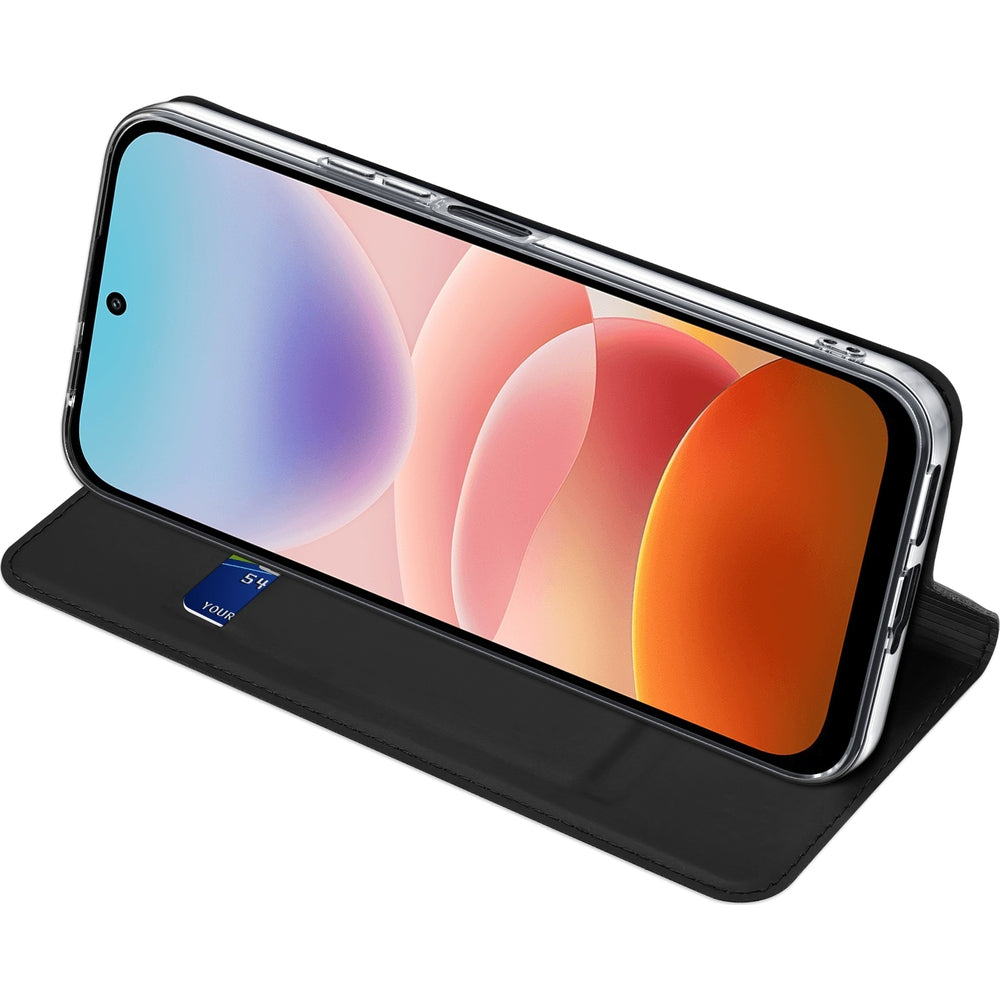 Handyhülle mit Klappe für Xiaomi Redmi 17 4G/5G, Dux Ducis Skin Pro, Schwarz (11/12)