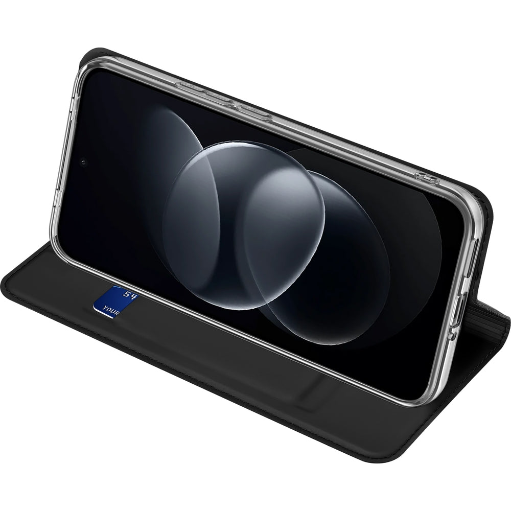 Handyhülle mit Klappe für Xiaomi Redmi Note 17 4G/5G, Dux Ducis Skin Pro, Schwarz (6/11)