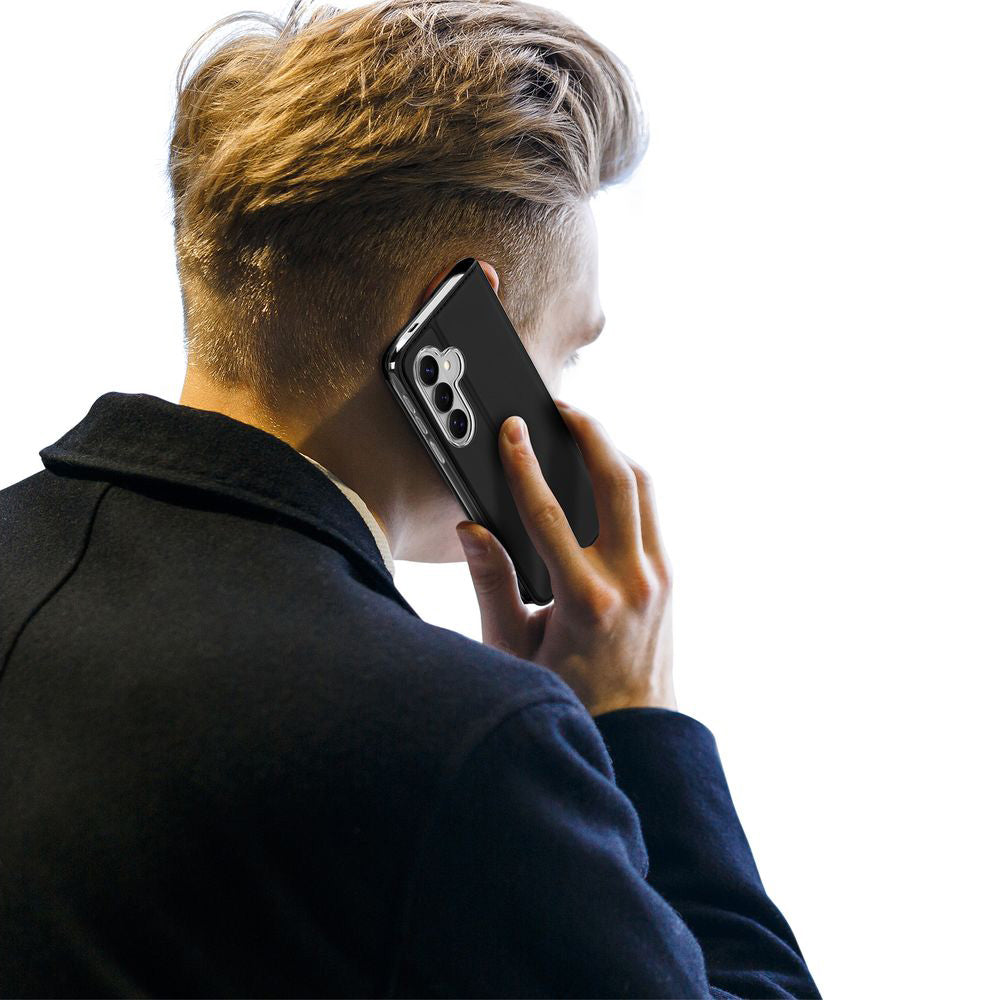 Handyhülle mit Klappe für Galaxy S26, Dux Ducis Skin Pro, Schwarz