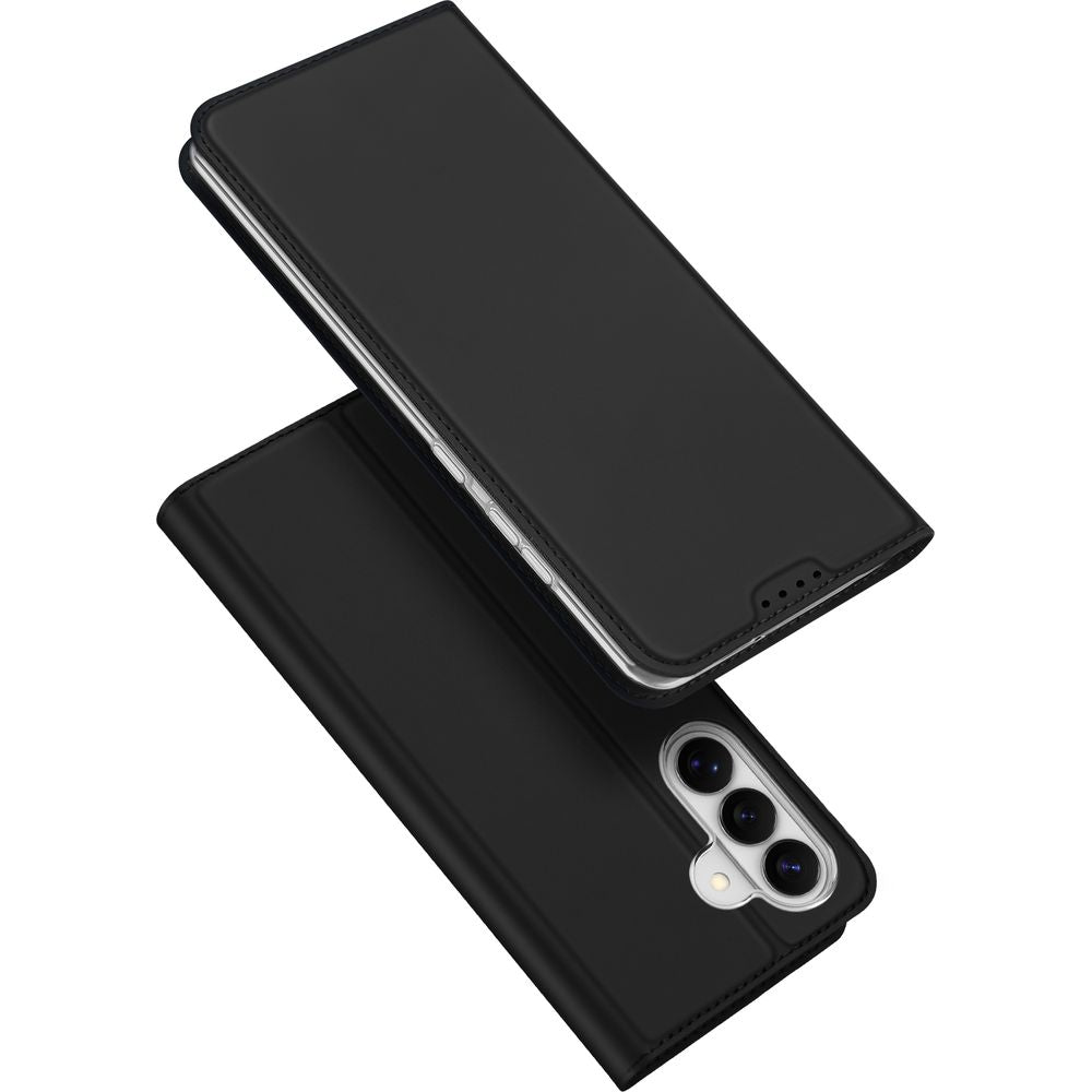 Handyhülle mit Klappe für Galaxy S26, Dux Ducis Skin Pro, Schwarz