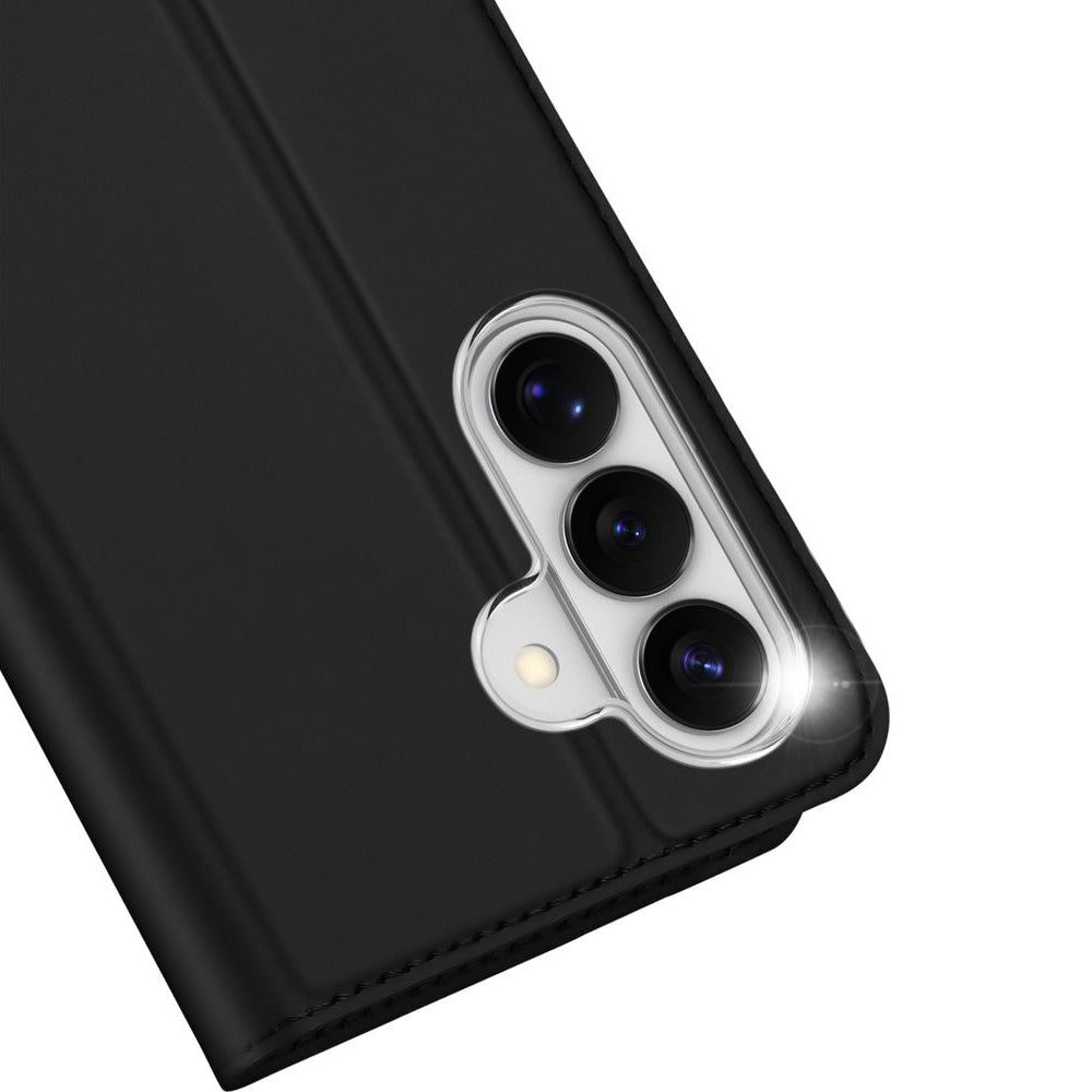 Handyhülle mit Klappe für Galaxy S26, Dux Ducis Skin Pro, Schwarz