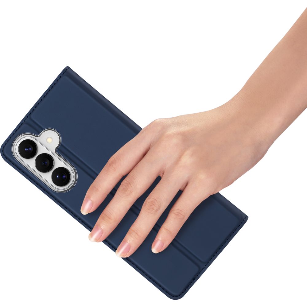 Handyhülle mit Klappe für Galaxy S26, Dux Ducis Skin Pro, Dunkelblau