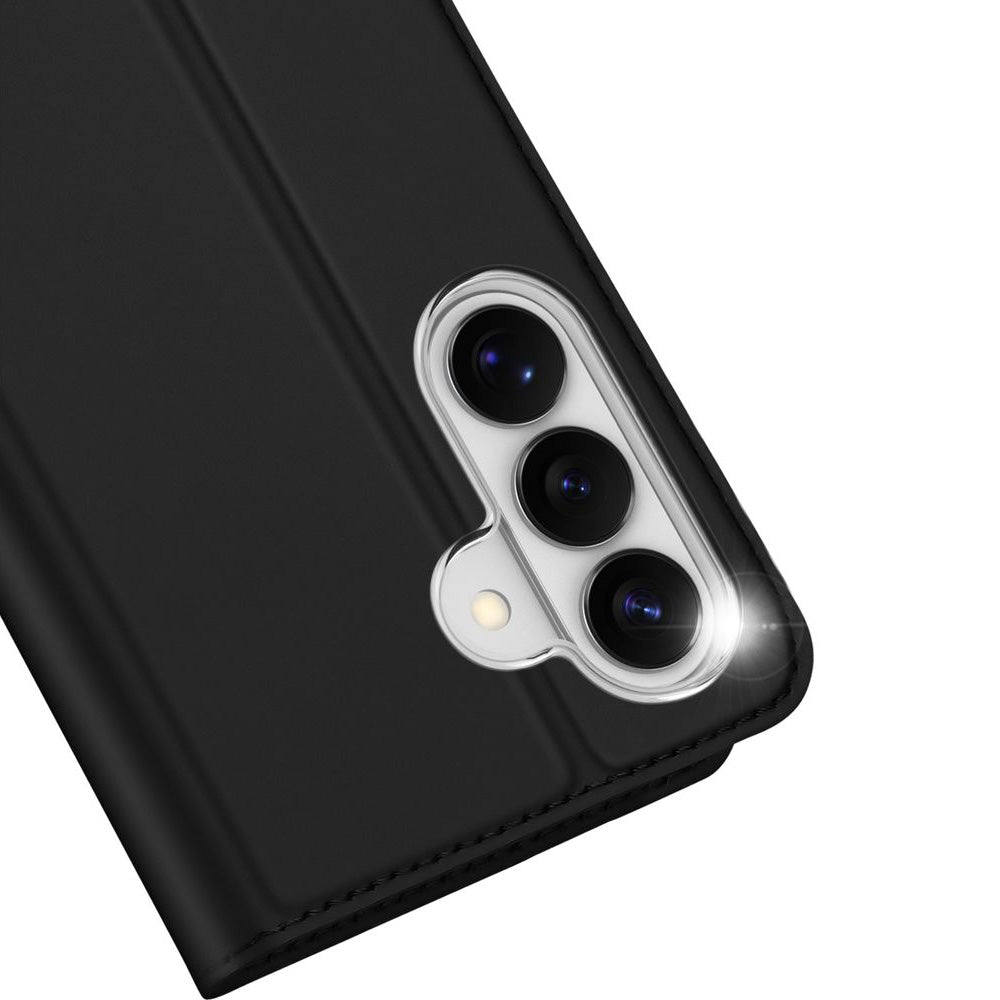Handyhülle mit Klappe für Galaxy S26 Plus, Dux Ducis Skin Pro, Schwarz