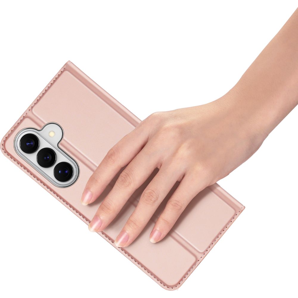 Handyhülle mit Klappe für Galaxy S26 Plus, Dux Ducis Skin Pro, Rosa