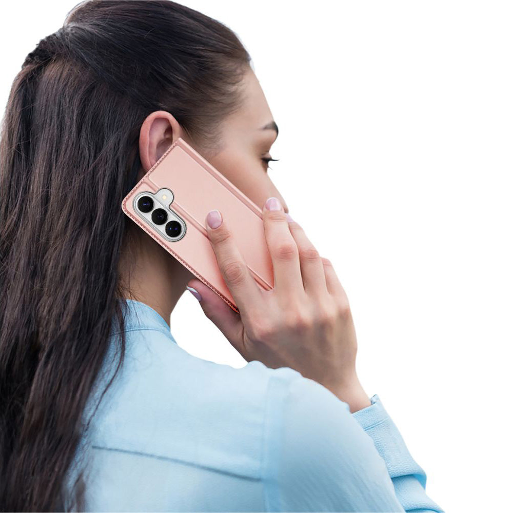 Handyhülle mit Klappe für Galaxy S26 Plus, Dux Ducis Skin Pro, Rosa
