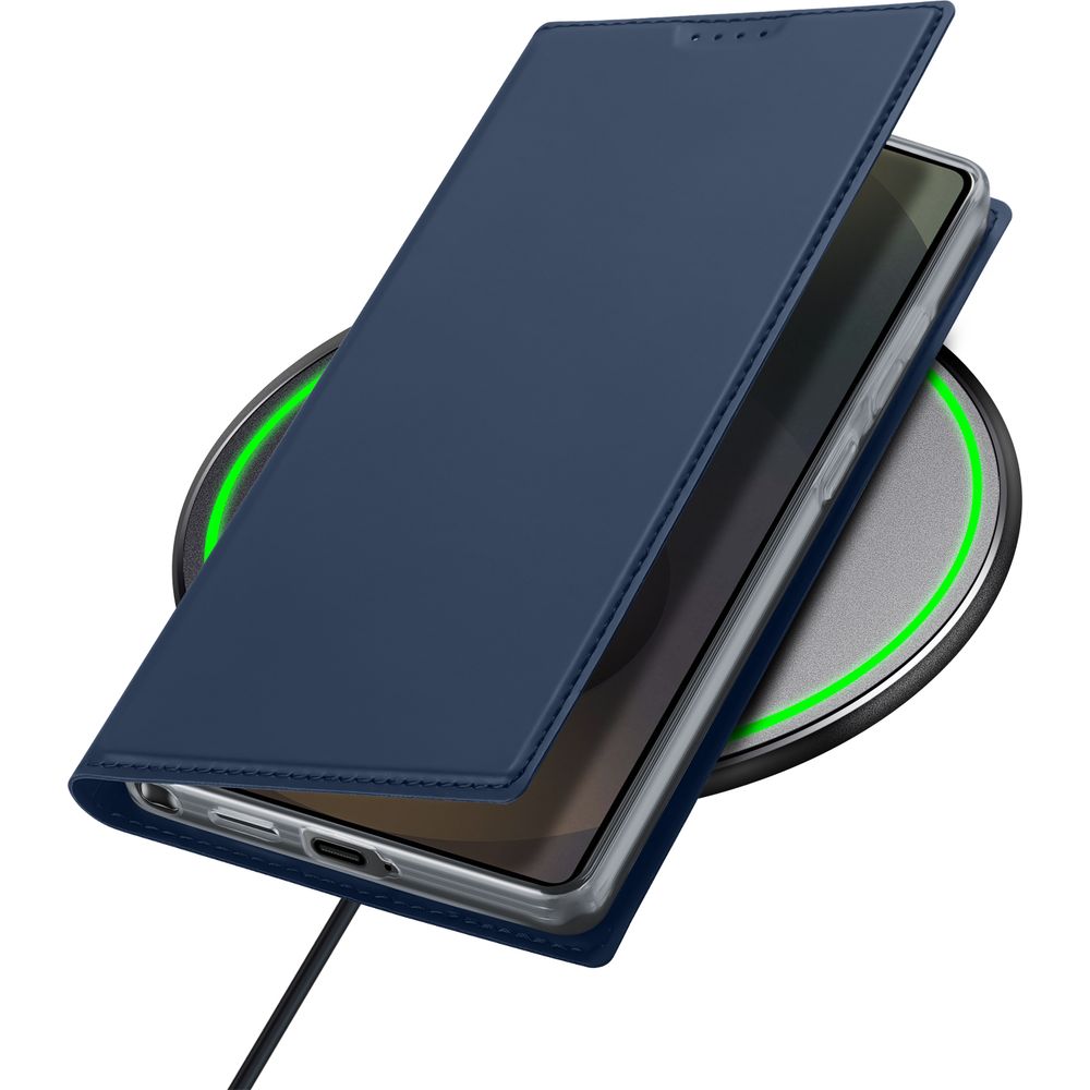 Handyhülle mit Klappe für Galaxy S26 Ultra, Dux Ducis Skin Pro, Dunkelblau