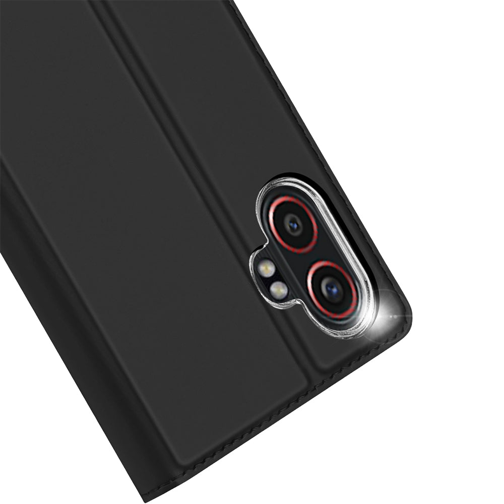 Handyhülle mit Klappe für Galaxy XCover 7 Pro, Dux Ducis Skin Pro, Schwarz
