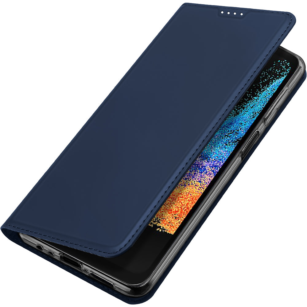 Handyhülle mit Klappe für Galaxy XCover 7 Pro, Dux Ducis Skin Pro, Blau