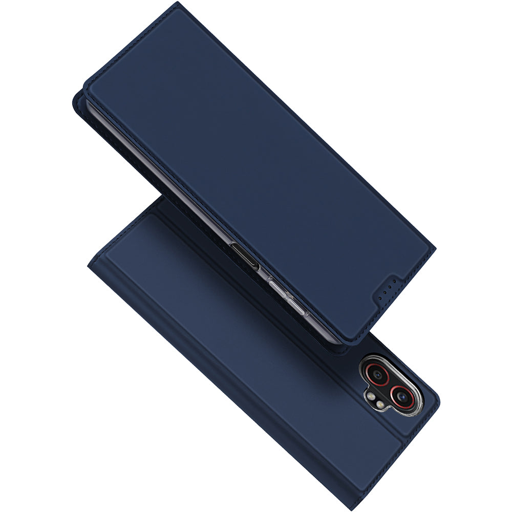 Handyhülle mit Klappe für Galaxy XCover 7 Pro, Dux Ducis Skin Pro, Blau