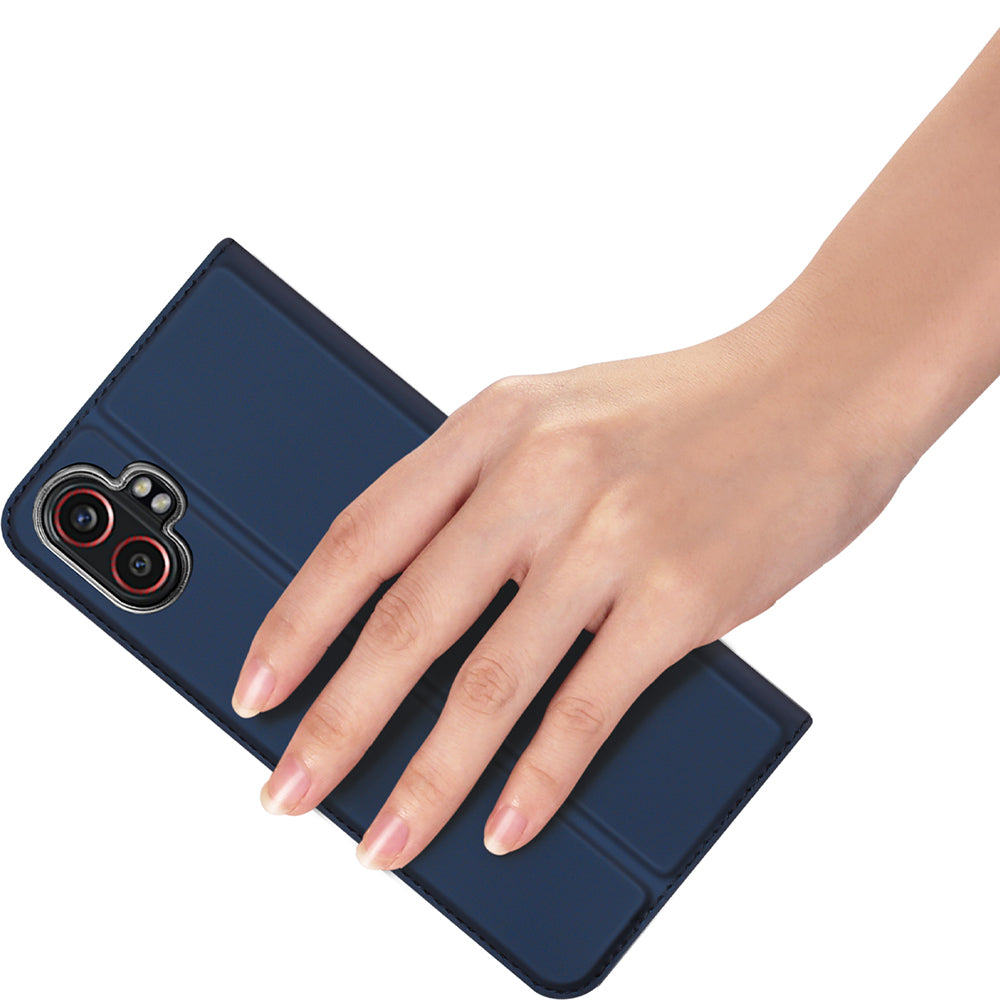 Handyhülle mit Klappe für Galaxy XCover 7 Pro, Dux Ducis Skin Pro, Blau