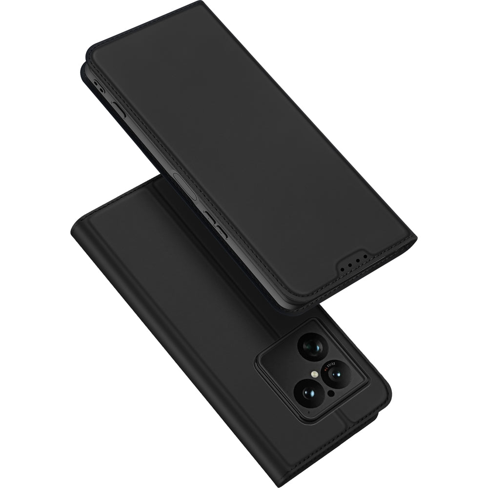 Handyhülle mit Klappe für Sony Xperia 1 VIII, Dux Ducis Skin Pro, Schwarz