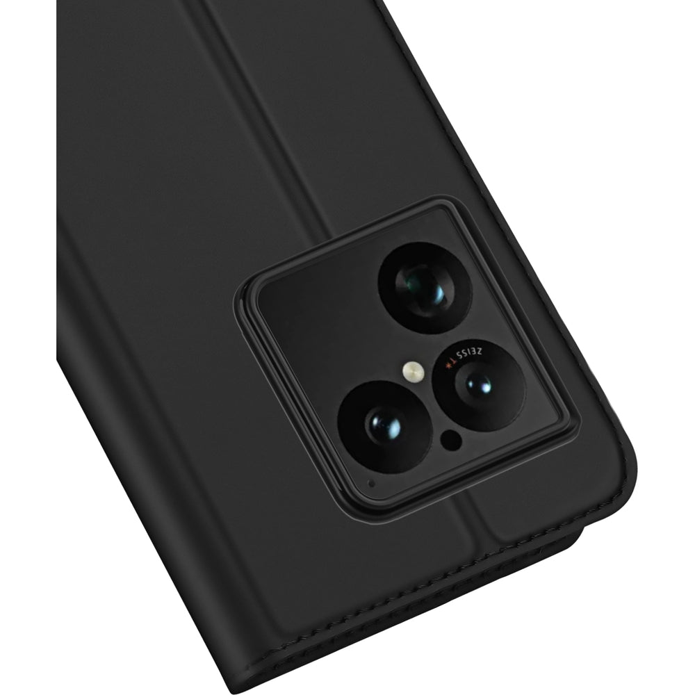 Handyhülle mit Klappe für Sony Xperia 1 VIII, Dux Ducis Skin Pro, Schwarz