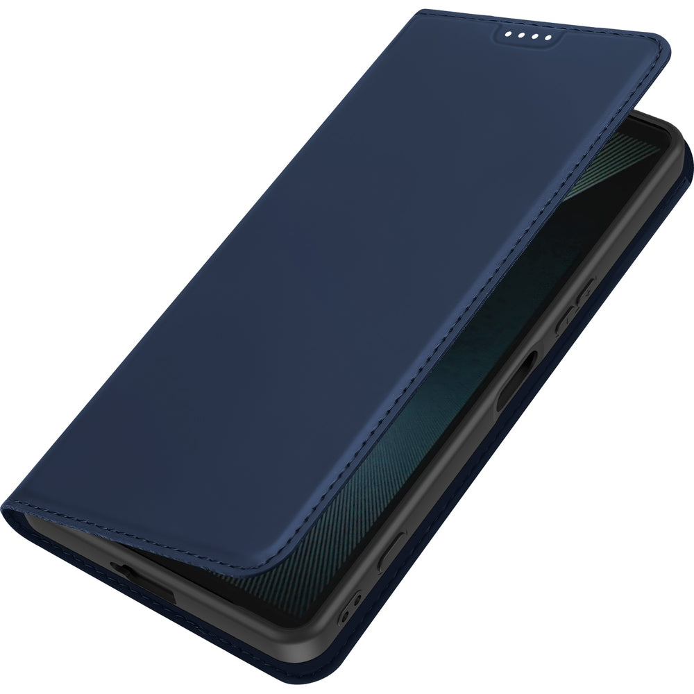 Handyhülle mit Klappe für Sony Xperia 1 VIII, Dux Ducis Skin Pro, Dunkelblau