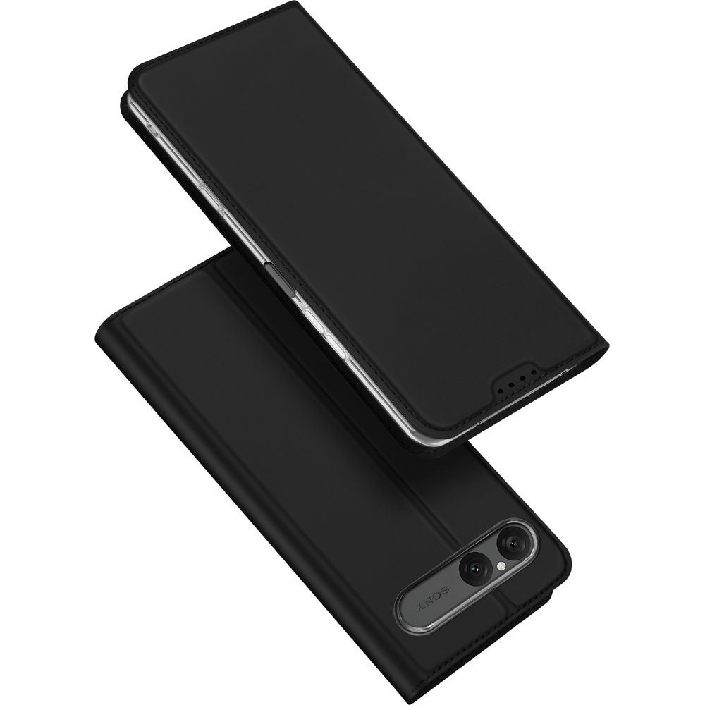 Handyhülle mit Klappe für Xperia 10 VII, Dux Ducis Skin Pro, Schwarz