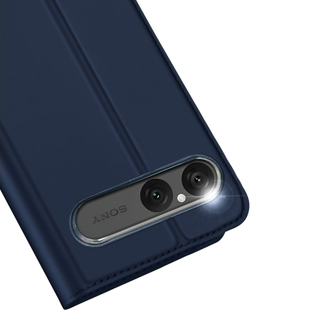 Handyhülle mit Klappe für Xperia 10 VII, Dux Ducis Skin Pro, Dunkelblau