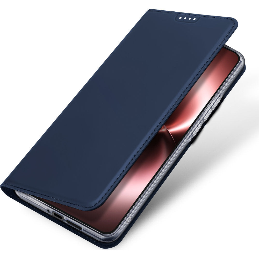 Handyhülle mit Klappe für Vivo X300 Ultra, Dux Ducis Skin Pro, Dunkelblau