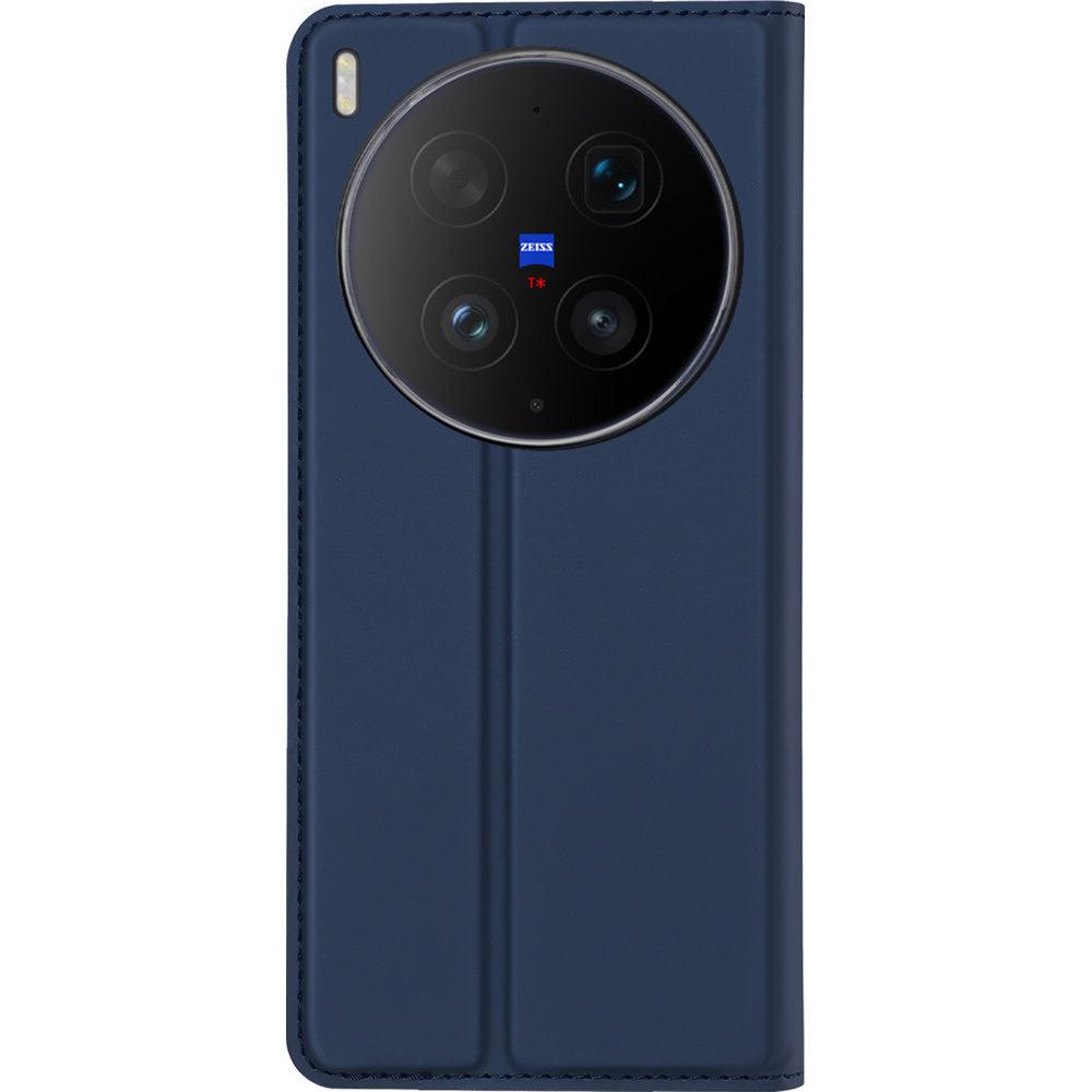 Handyhülle mit Klappe für Vivo X300 Ultra, Dux Ducis Skin Pro, Dunkelblau