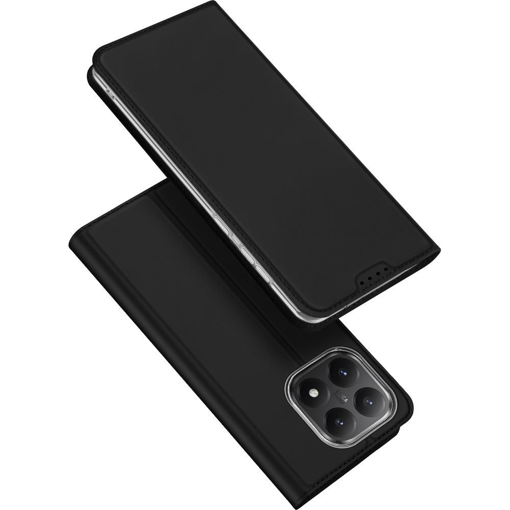 Handyhülle mit Klappe für Xiaomi 15T, Dux Ducis Skin Pro, Schwarz