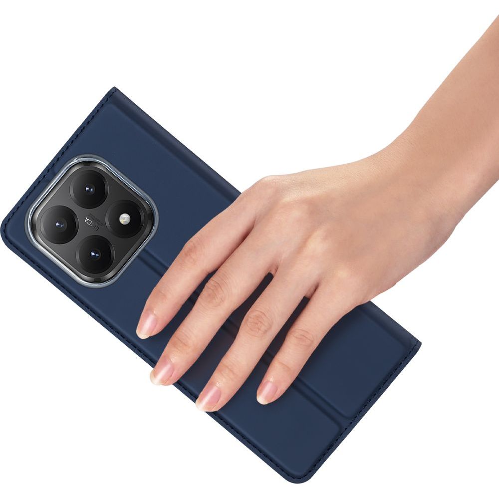 Handyhülle mit Klappe für Xiaomi 15T, Dux Ducis Skin Pro, Dunkelblau