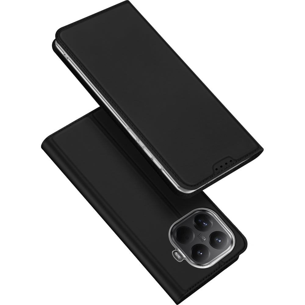Handyhülle mit Klappe für Xiaomi 15T Pro, Dux Ducis Skin Pro, Schwarz
