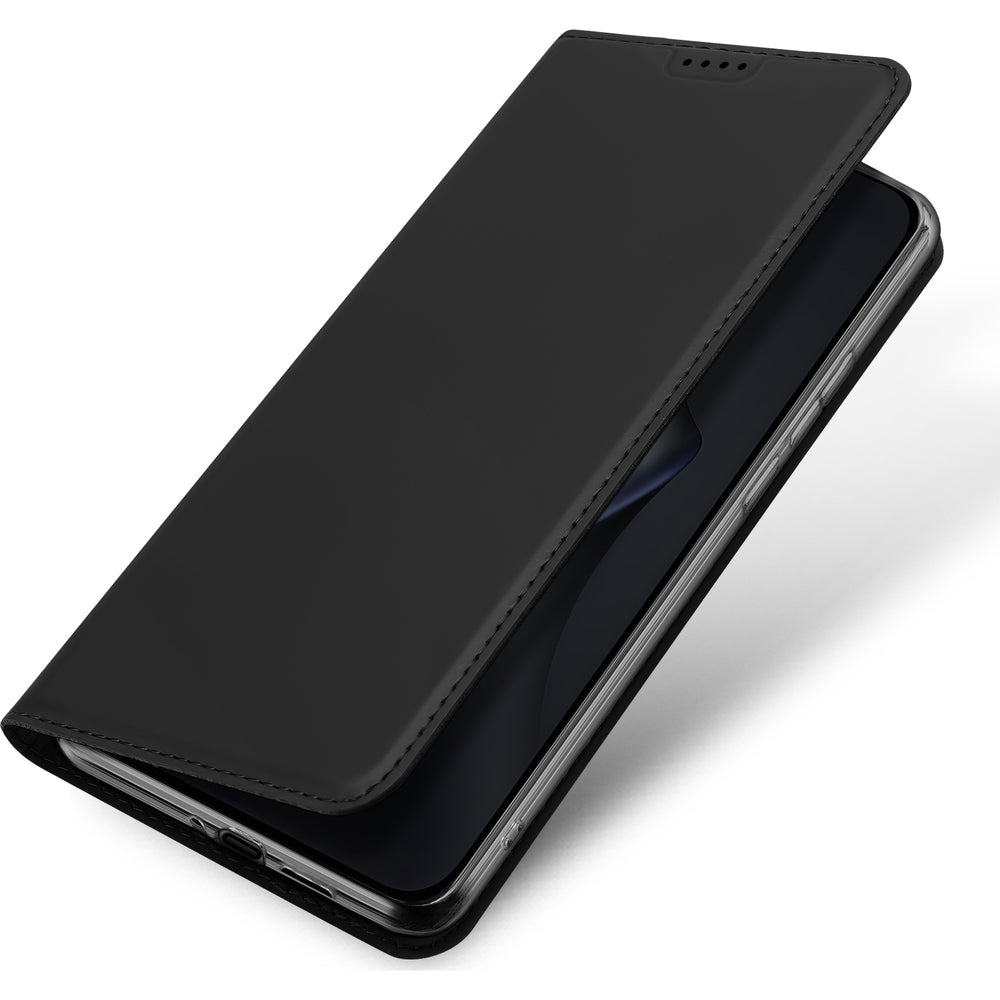 Handyhülle mit Klappe für Xiaomi 15T Pro, Dux Ducis Skin Pro, Schwarz