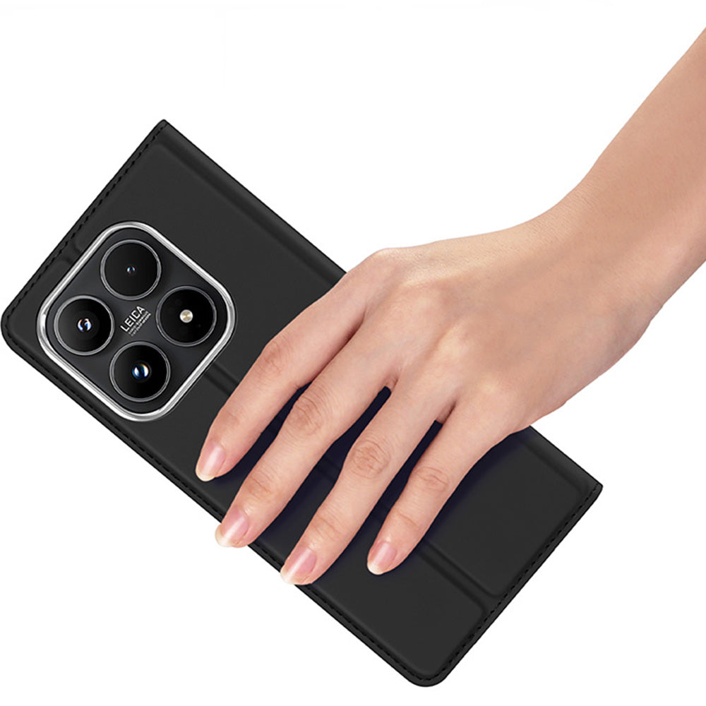 Handyhülle mit Klappe für Xiaomi 17, Dux Ducis Skin Pro, Schwarz
