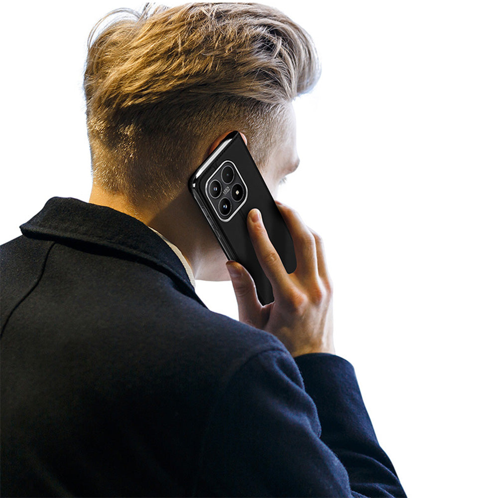 Handyhülle mit Klappe für Xiaomi 17, Dux Ducis Skin Pro, Schwarz