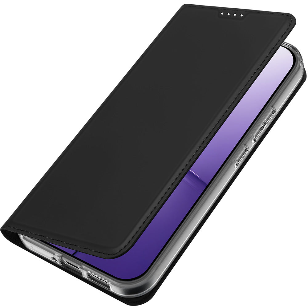 Handyhülle mit Klappe für Xiaomi 17, Dux Ducis Skin Pro, Schwarz