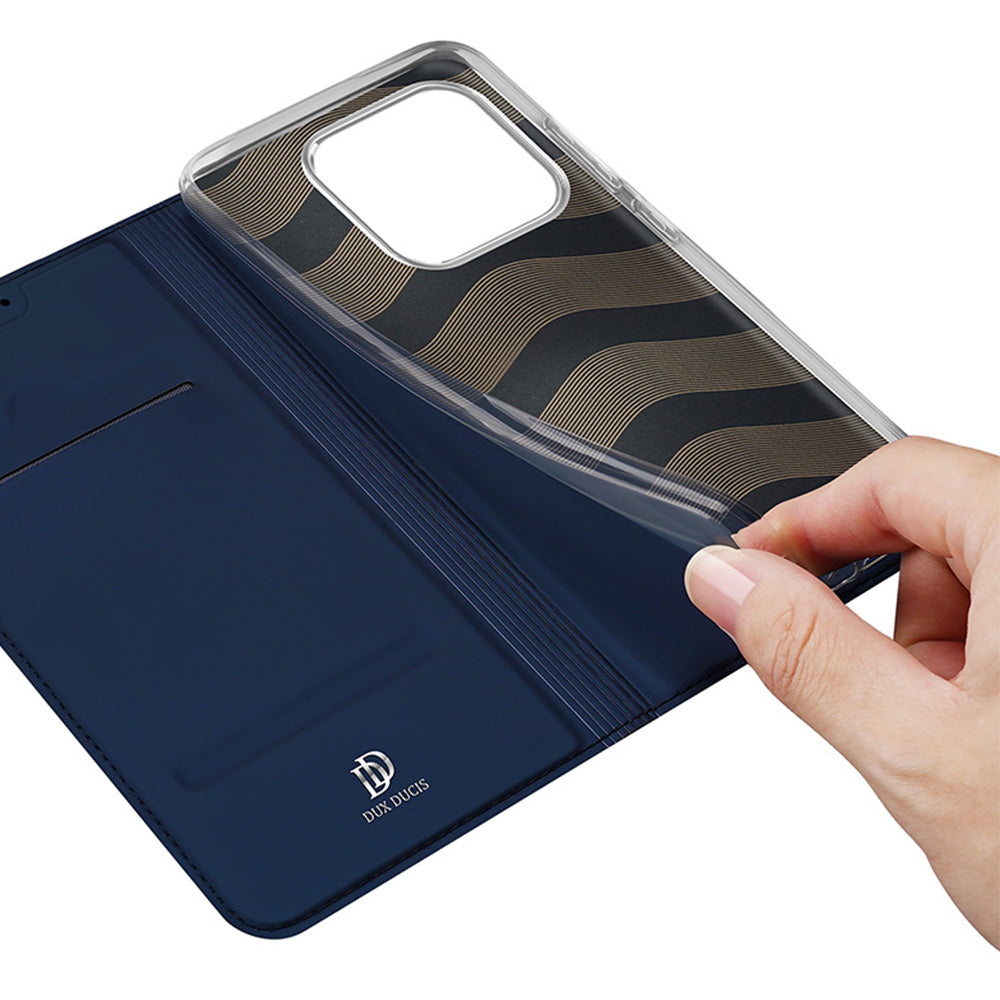 Handyhülle mit Klappe für Xiaomi 17, Dux Ducis Skin Pro, Dunkelblau