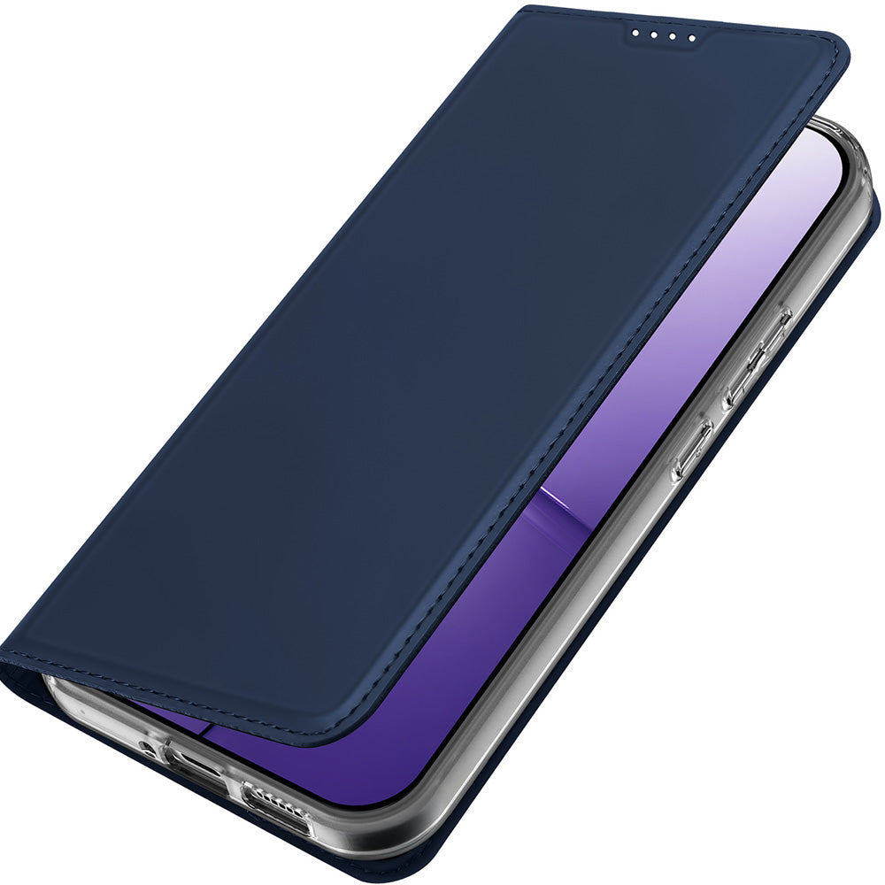 Handyhülle mit Klappe für Xiaomi 17, Dux Ducis Skin Pro, Dunkelblau