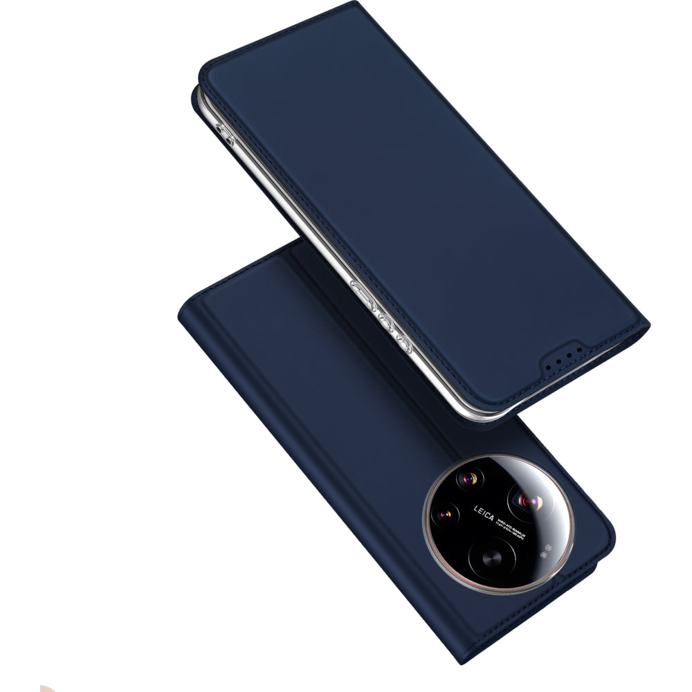 Handyhülle mit Klappe für Xiaomi 17 Ultra, Dux Ducis Skin Pro, Blau