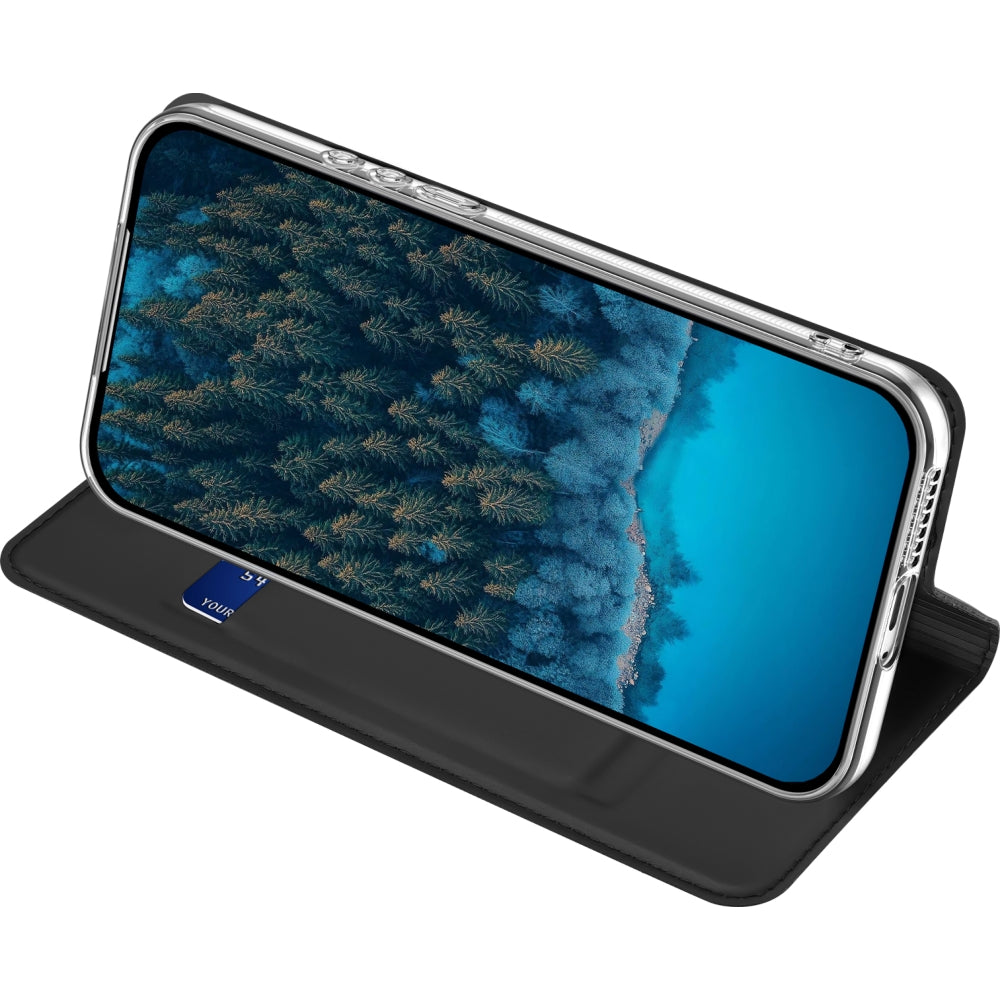 Handyhülle mit Klappe für Xiaomi 17 Ultra, Dux Ducis Skin Pro, Schwarz