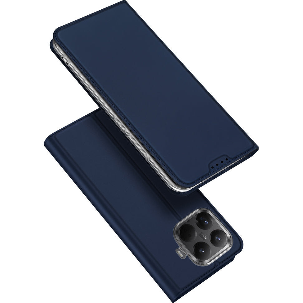 Handyhülle mit Klappe für Xiaomi 17T, Dux Ducis Skin Pro, Dunkelblau