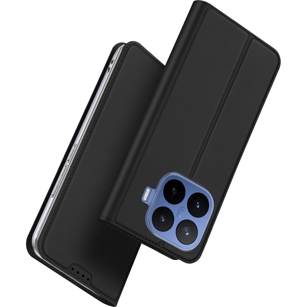 Handyhülle mit Klappe für Xiaomi 17T Pro, Dux Ducis Skin Pro, Schwarz