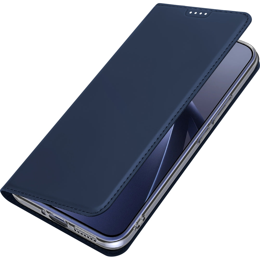 Handyhülle mit Klappe für Xiaomi 17T Pro, Dux Ducis Skin Pro, Dunkelblau