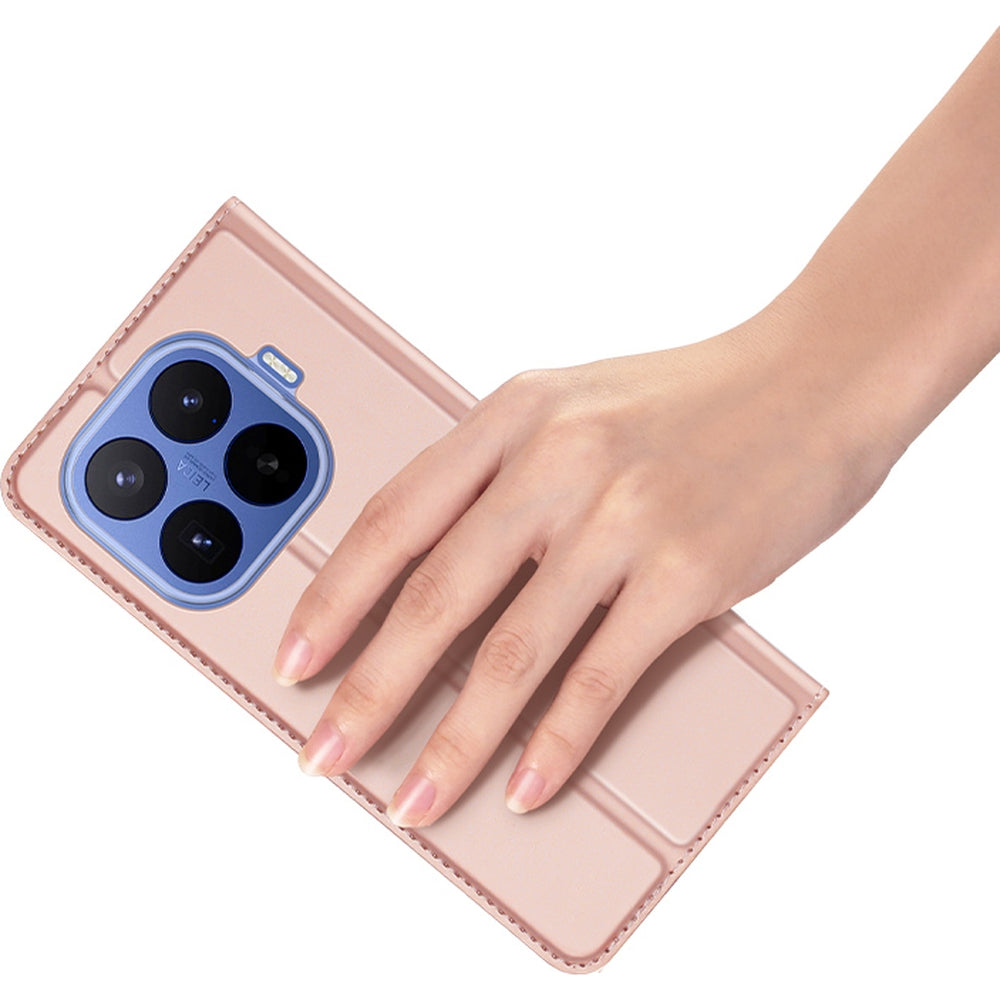 Handyhülle mit Klappe für Xiaomi 17T Pro, Dux Ducis Skin Pro, Rosa